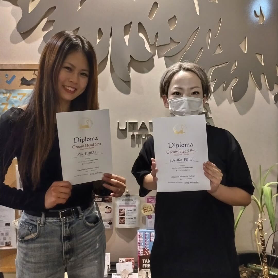 【洗い流さないクリームヘッドスパ2日間集中講座開催しました💆